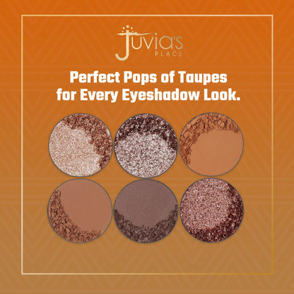 Juvia's Place Palette The Taupes – Six-Shade Nude Browns Eye Shadow Palette