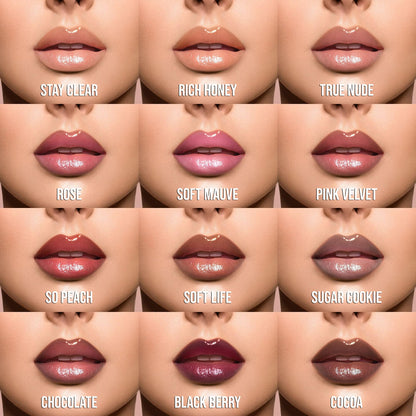Juvia's Place Volumizing Gloss Sticks True Nude – Hydration, Shine & Subtle Plump