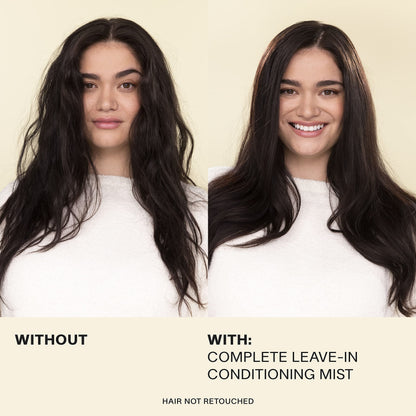 JVN Complete Leave-In Conditioning Mist – 2 fl oz Travel Size, Frizz Control, Detangler, UV & Heat Protection, Silicone Free