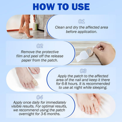 JWBVCTCR 21 PCS Nail Patches – Extra Strength 8-Hour Overnight Nail Repair