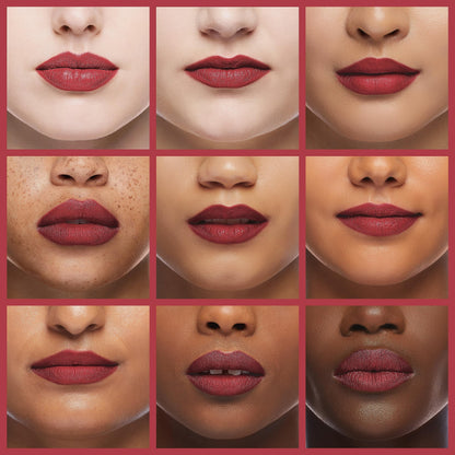 K7L Dark Red Lipstick Crayon Matte – One-Swipe Full Coverage