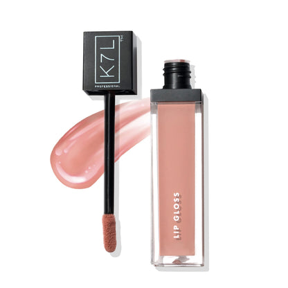 K7L Nude Pink Lip Gloss - Miel Au Lait | Subtle Color, Nourishing Shine
