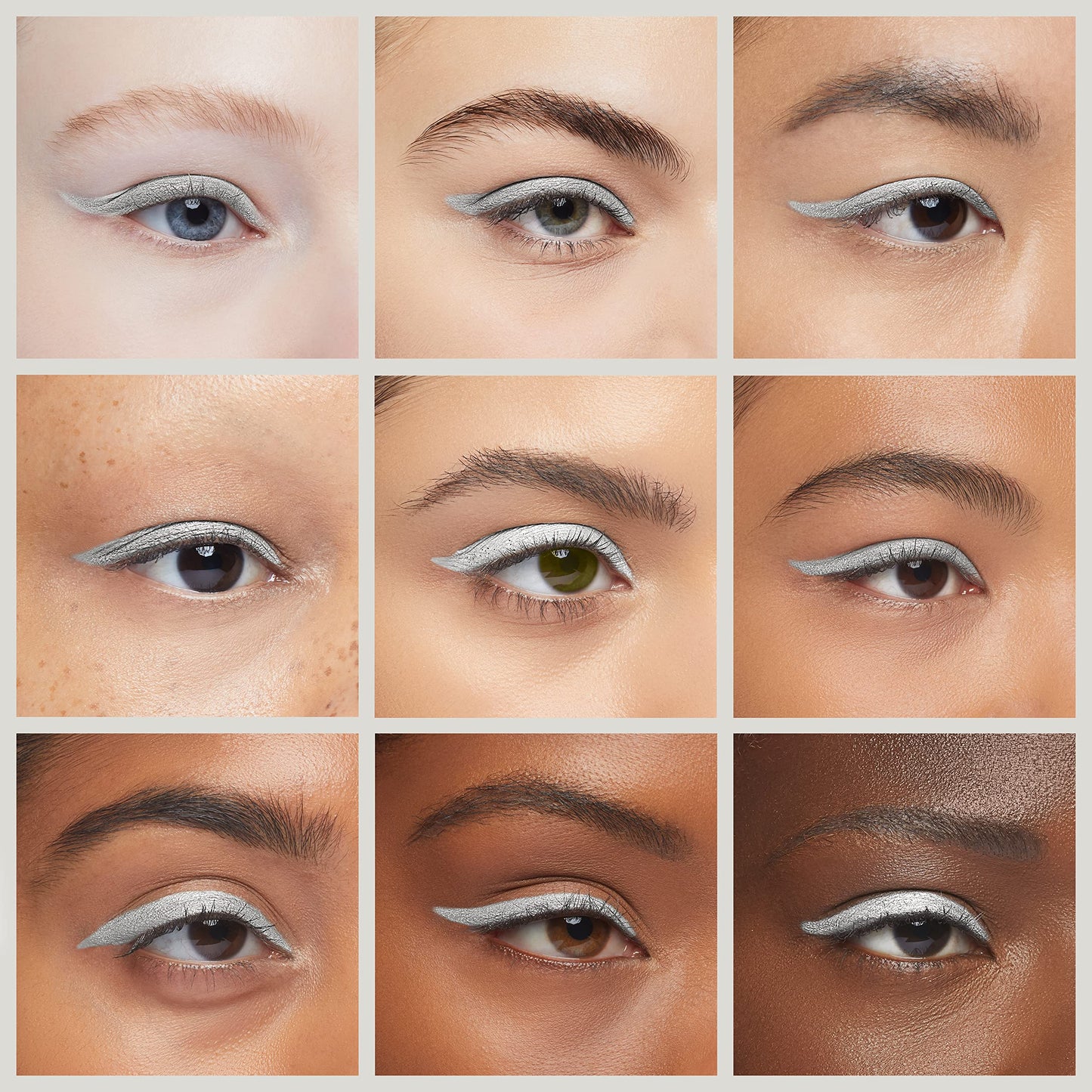 K7L Silver Shimmer Eyeliner Pencil - Waterproof, 12-Hour Wear - Disco