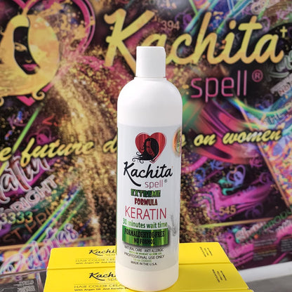 Kachita Spell Keratin Treatment – Formaldehyde-Free, Made in USA | Brazilian Hair Straightening
