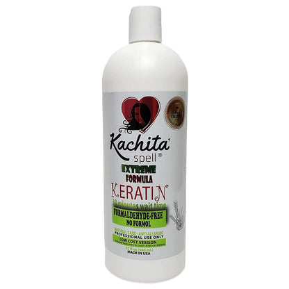 Kachita Spell Brazilian Keratin Treatment — Formaldehyde Free, 1 Litre, Made in USA