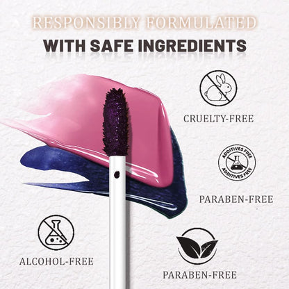 Kaely Lip Stain Peel-Off Masque 3-Piece Set – Long-Lasting Matte Tint (Vegan)
