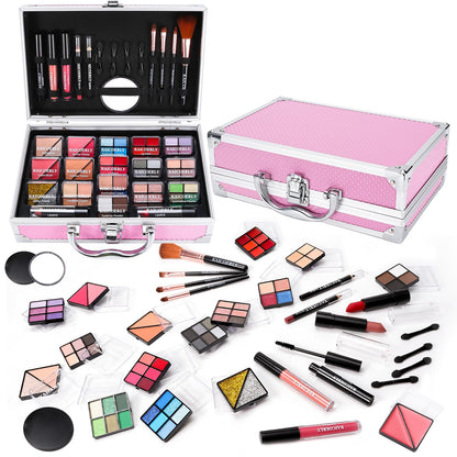 KAICOERLY Makeup Kit for Women & Beginners — All-in-One Case Set for Pros and Travelers