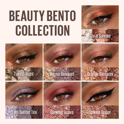 KAJA Beauty Bento Bouncy Eyeshadow Trio – Orange Blossom Peach Orange Tones, Travel Size 0.03 oz, Allure Best of Beauty 2019