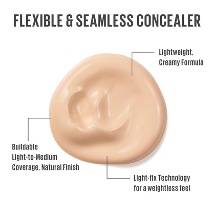 KAJA Don't Settle Concealer Banana Milk 02 – Hydrating, Buildable, Lightweight Under-Eye Coverage (0.21 oz)