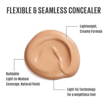 KAJA Don't Settle Liquid Concealer – Buildable, Lightweight Color-Correcting (06 Boba Tea, 0.21 oz)