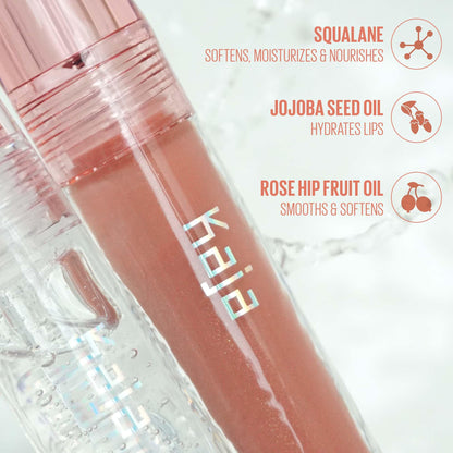 KAJA Lip Balm - Gloss Shot 03 Honey Drizzle | High Shine, Non-Sticky Hydration