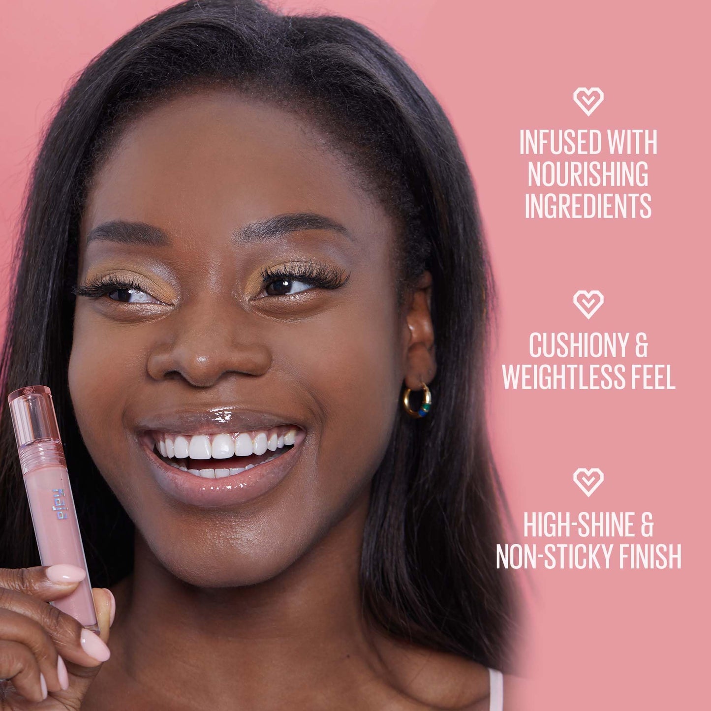 KAJA Lip Balm - Gloss Shot 03 Honey Drizzle | High Shine, Non-Sticky Hydration