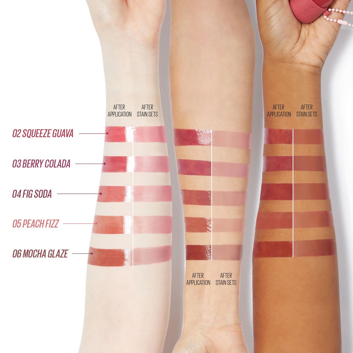 Kaja Jelly Charm Berry Colada Lip & Blush Stain – Hydrating Tint