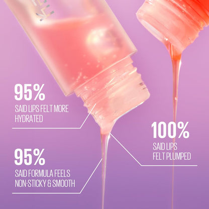 Kaja Juicy Glass Lip Oil 02 Raspberry Refresher | Hydrating, Lightweight Lip Plumper