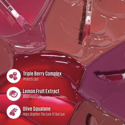 KAJA Jelly Charm 01 Cherry Spritz Lip & Blush Glazed Keychain Stain | Hydrating, Long-Lasting Tint