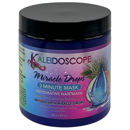 Kaleidoscope Miracle Drops Collection – Coconut Milk, Honey & Aloe Rice Water Hair Care Bundle (3 Pcs)