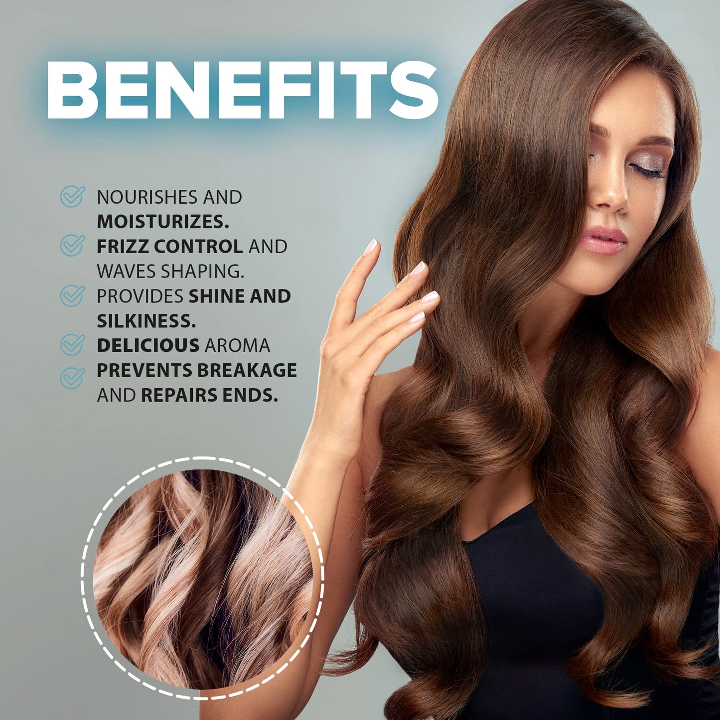 KALIVE Hair Mask – Deep Hydration & Repair (8 oz) with Keratin, Collagen & Wheat Germ