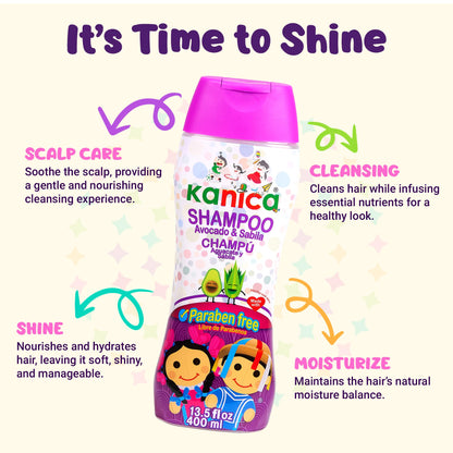 KANICA Shampoo Paraben Free with Aloe Vera and Avocado – Family Haircare