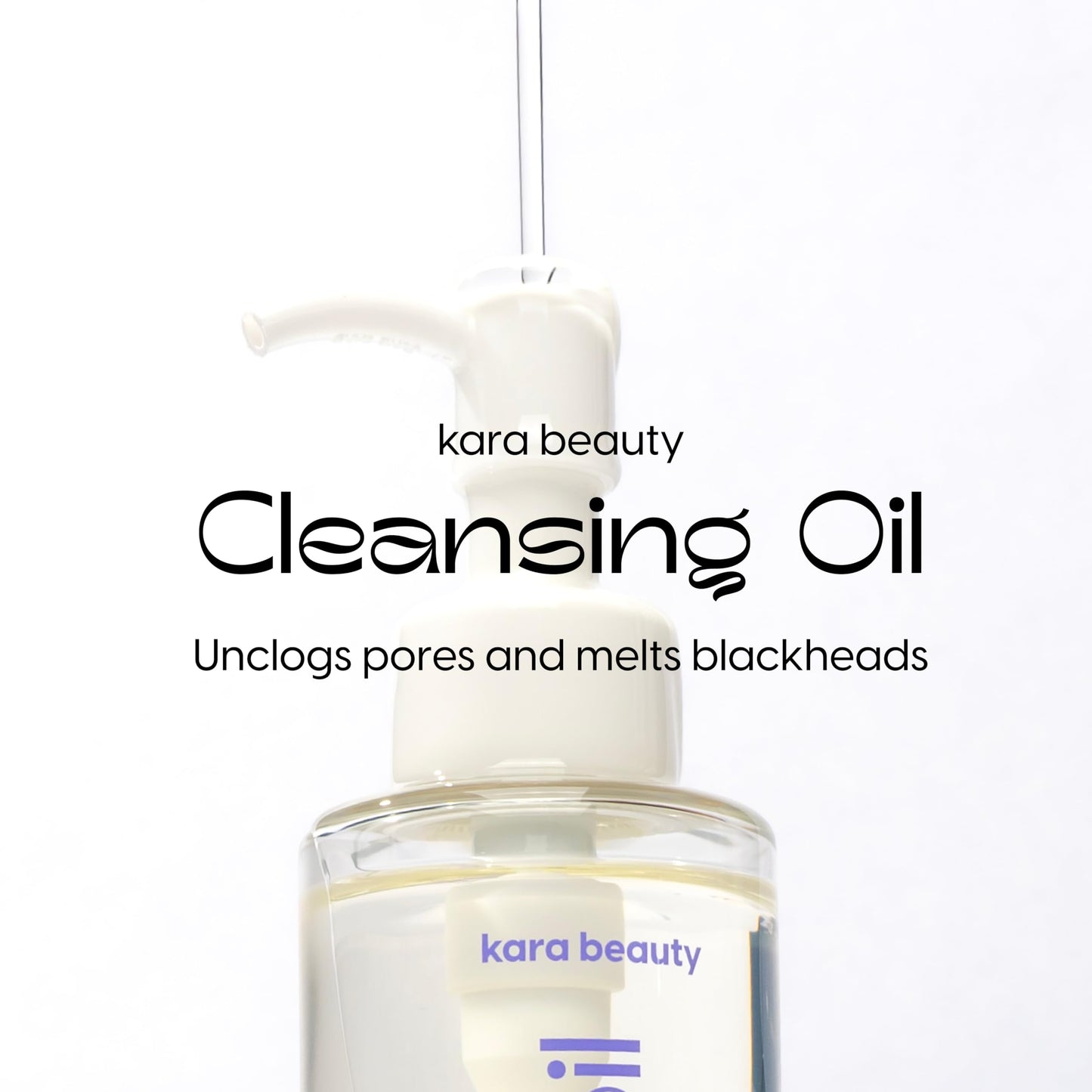 Kara Beauty Radiant Cleansing Oil – Gentle Korean Makeup Remover & Facial Cleanser
