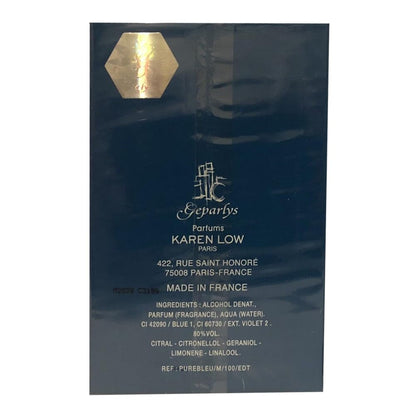 Karen Low Pure Blue Eau de Toilette Spray for Men – 3.4 oz