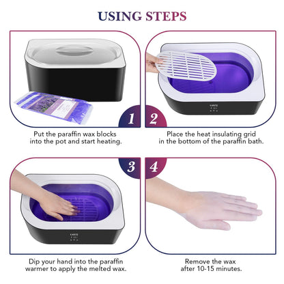 Karite Paraffin Wax Bath 4000ml – Hand & Feet Wax Warmer with Auto-Time