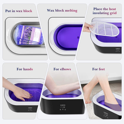 Karite Paraffin Wax Bath 4000ml – Hand & Feet Wax Warmer with Auto-Time