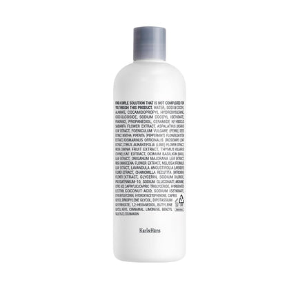 Karl&Häns Botanic Gourmand Coconut Vegan Shampoo – Organic, Sulfate-Free Nourishing Cleanser (13.2 fl oz)