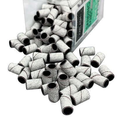 Karlash Zebra Medium Grit Nail Sanding Bands – 2 Pack with Free Mandrels