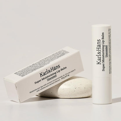 Karl&Häns Super Moisturizing Lip Balm – Unscented with Coconut & Avocado Oil