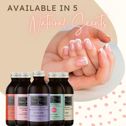 Karma Organic Nail Polish Remover Unscented – Acetone-Free, Vegan, Cruelty-Free, 12 fl oz (3 Pack)