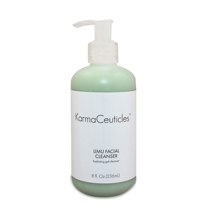 KarmaCeuticles Limu Facial Cleanser (8 oz) | Gentle, Non-Foaming Gel with Marine Algae & Aloe