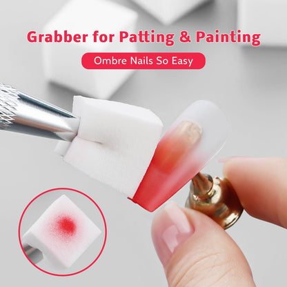 Karroy Sponge Pat Gel Polish Palette — 60 Colors Ombre Gel Nail Kit for DIY Nails