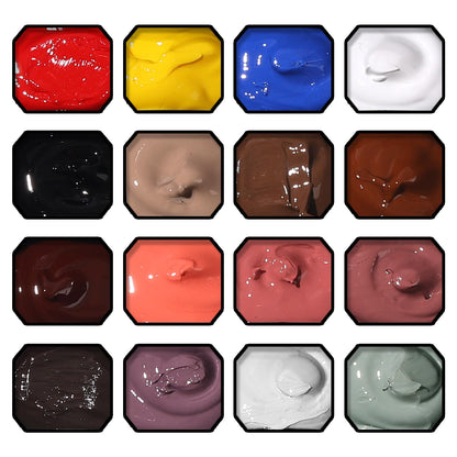 Karroy Sponge Pat Paint Nail Gel – Ombre Gradient Nail Art, No Wipe, UV/LED Curing (16 Colors)
