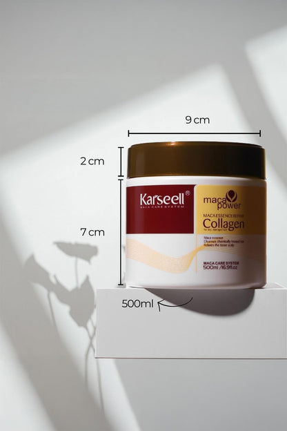 Karseell Hair Mask Deep Conditioner with Argan Oil, Collagen & Coconut Oil – 16.9oz / 500ml