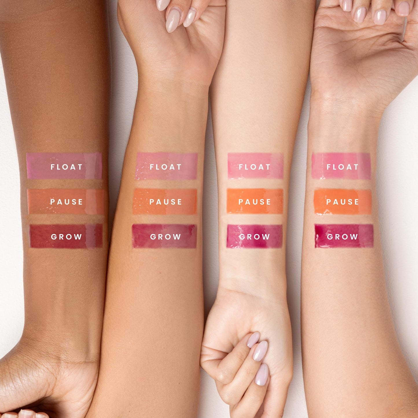 Karuna Skin Tinted Lip Oil – Pause shade | Hydrating Lip Tint with Peptides, Antioxidants & Vegan Formula