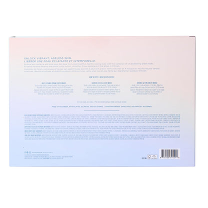 Karuna Ultimate Age-Defying Sheet Mask Essentials Set – 4-Pack (Drench, Tone, Quench, Multi-Vitamin)