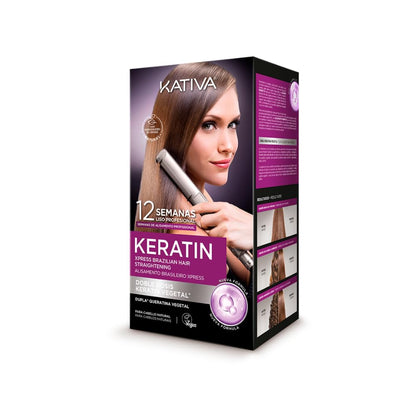 KATIVA KERATIN KERATIN EXPRESS Shampoos – Double Keratin Smoothing, Vegan, Formaldehyde-Free | 7750075034501
