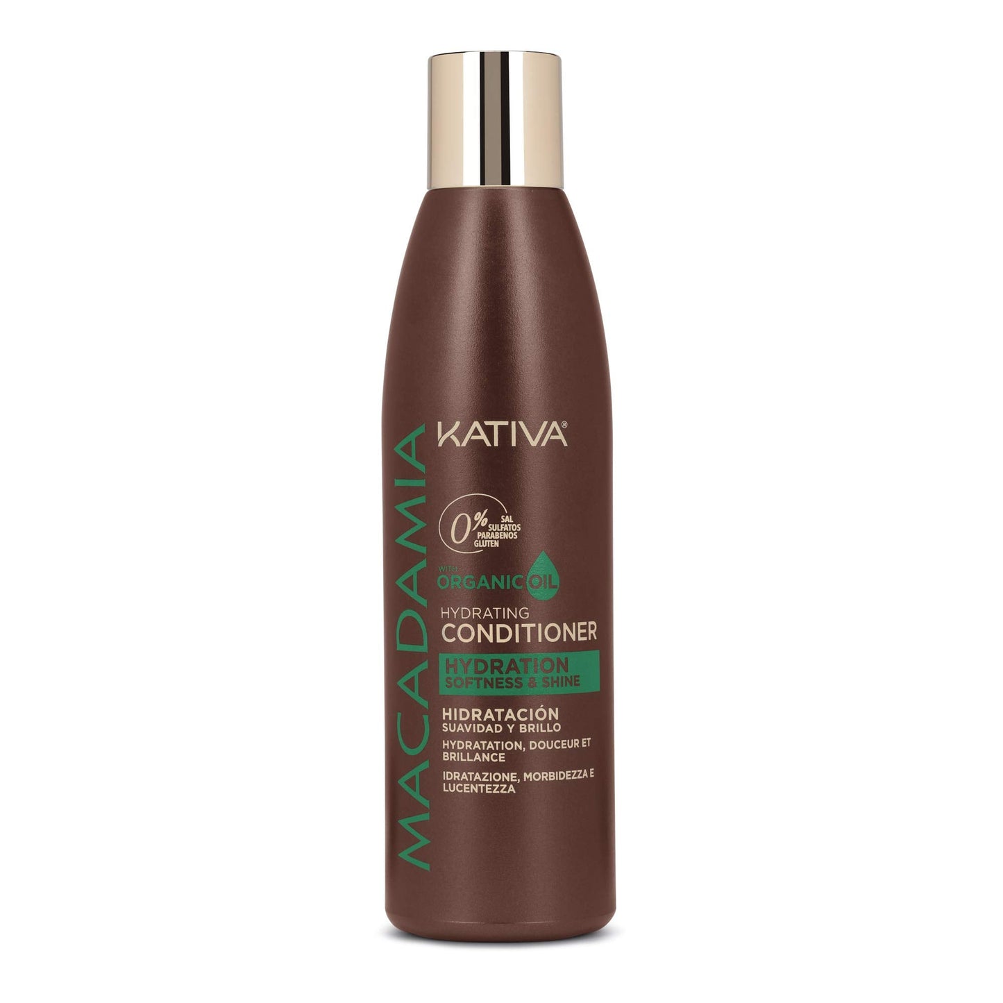 KATIVA Macadamia Hydrating Conditioner | Moisturizes & Strengthens Dry Hair