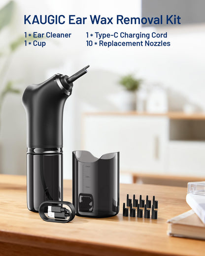KAUGIC Smart Ear Cleaner with Camera – 1080P Visualization, 4 Modes, 2000mAh, FSA/HSA Eligible