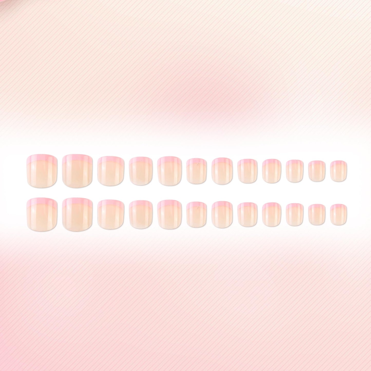 Kawyehu Kids Press-On Nails – 72Pcs Short Fake Nails for Girls