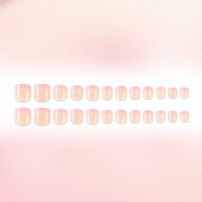 Kawyehu Kids Press-On Nails – 72Pcs Short Fake Nails for Girls