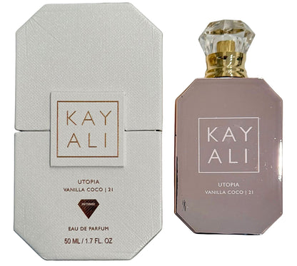 Kayali Utopia Vanilla Coco | 21 Eau de Parfum 50ml – Warm Coconut & Vanilla Bourbon