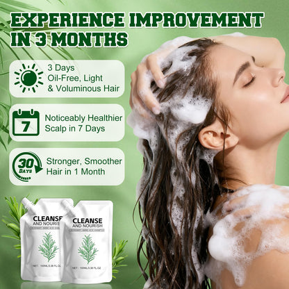 KEBEGE Rosemary Amino Acid Shampoo – Strengthen Roots for Thinning Hair (2 Pack)
