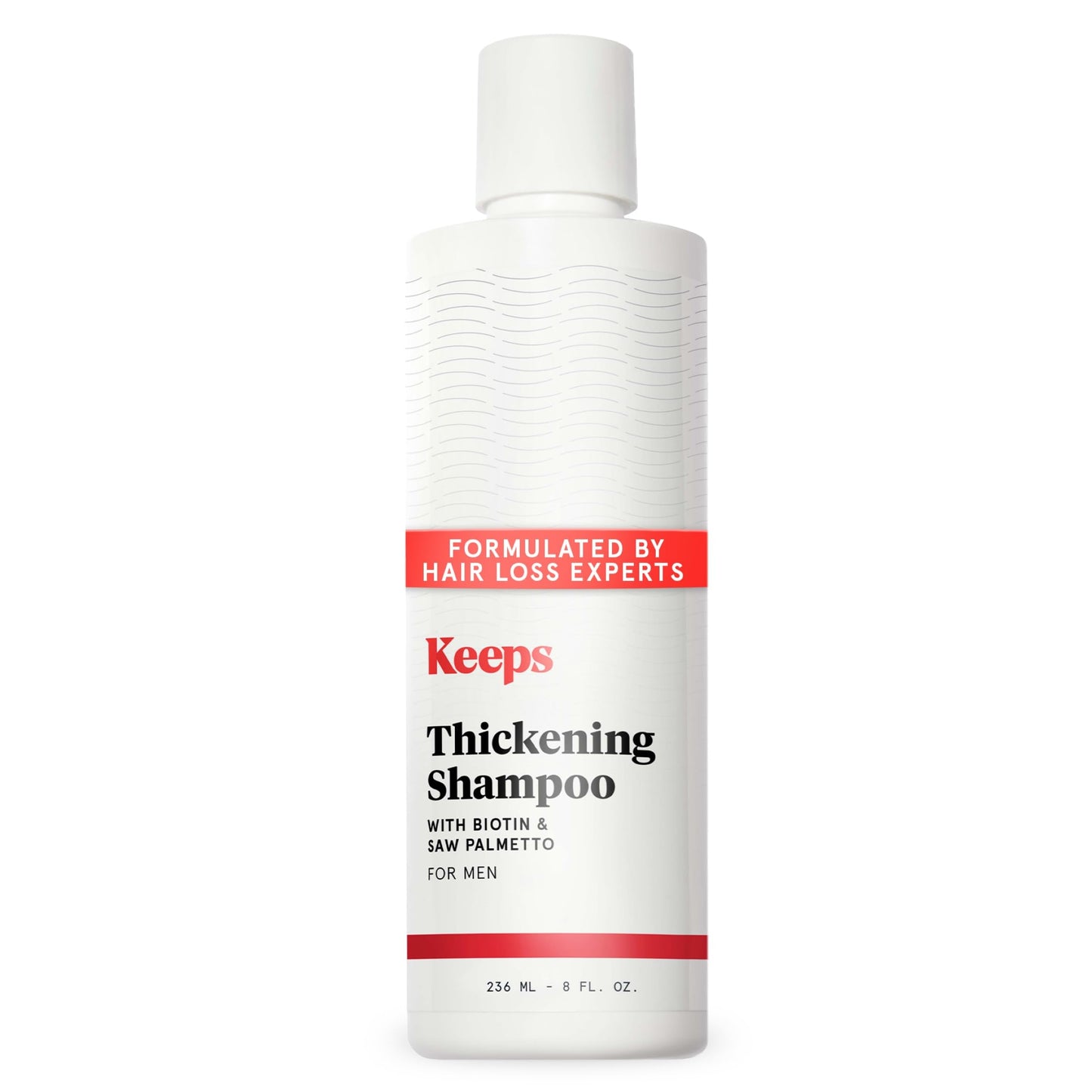 Keeps Men’s Hair Loss Shampoo with Biotin – Anti-Thinning, DHT Blocker with Saw Palmetto & Caffeine for Fuller-Looking Hair