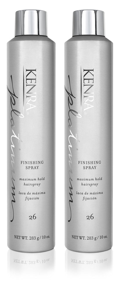 Kenra Platinum Finishing Spray 26 – Maximum Hold Hairspray, 2-Pack 10 oz
