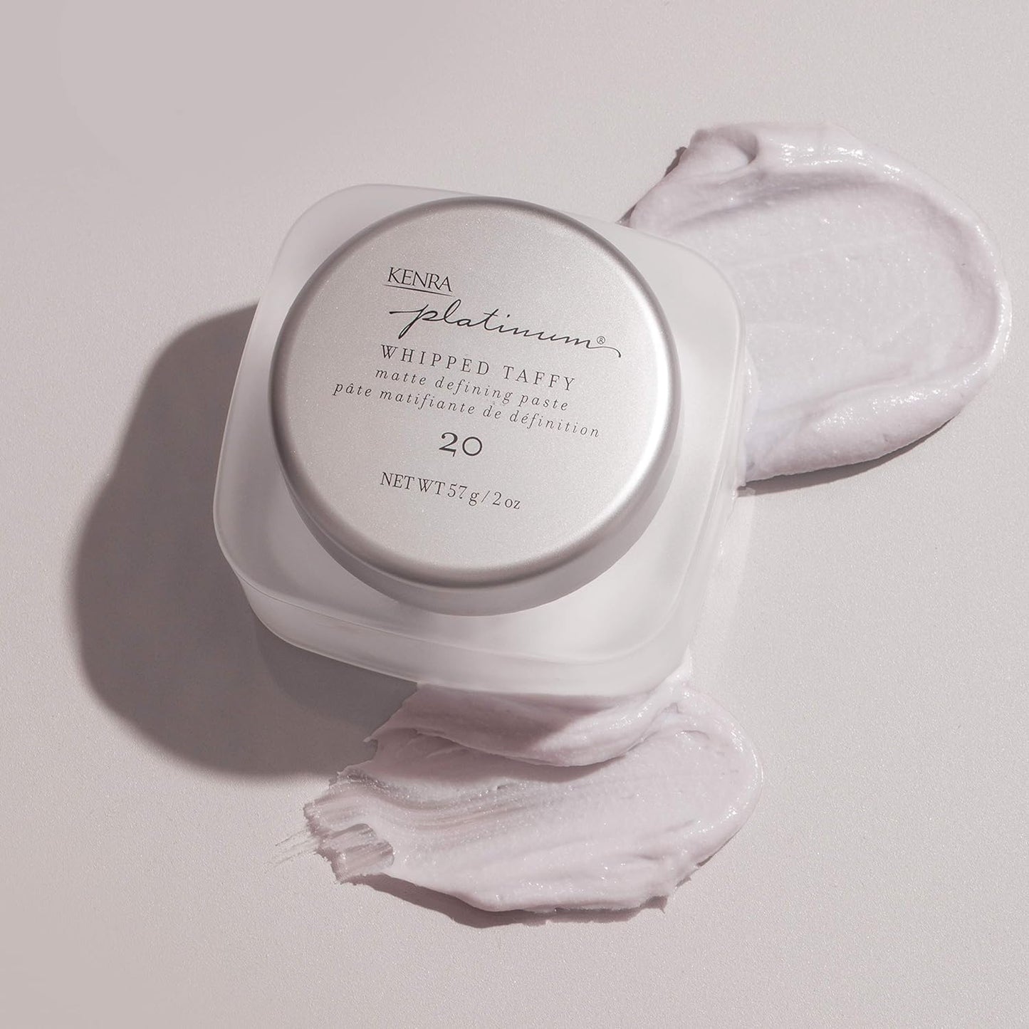 Kenra Platinum Whipped Taffy 20 Matte Defining Paste | Ultra Matte Hold | 2 x 2 oz