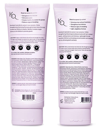 Keranique Volumizing Shampoo & Conditioner for Fine, Thinning Hair