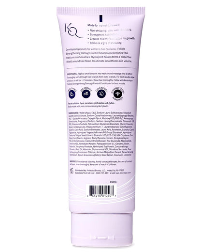 Keranique Shampoo for Dry, Damaged Hair – Keratin-Infused, Sulfate-Free Deep Repair