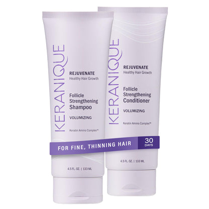 Keranique Volumizing Shampoo & Conditioner for Fine, Thinning Hair