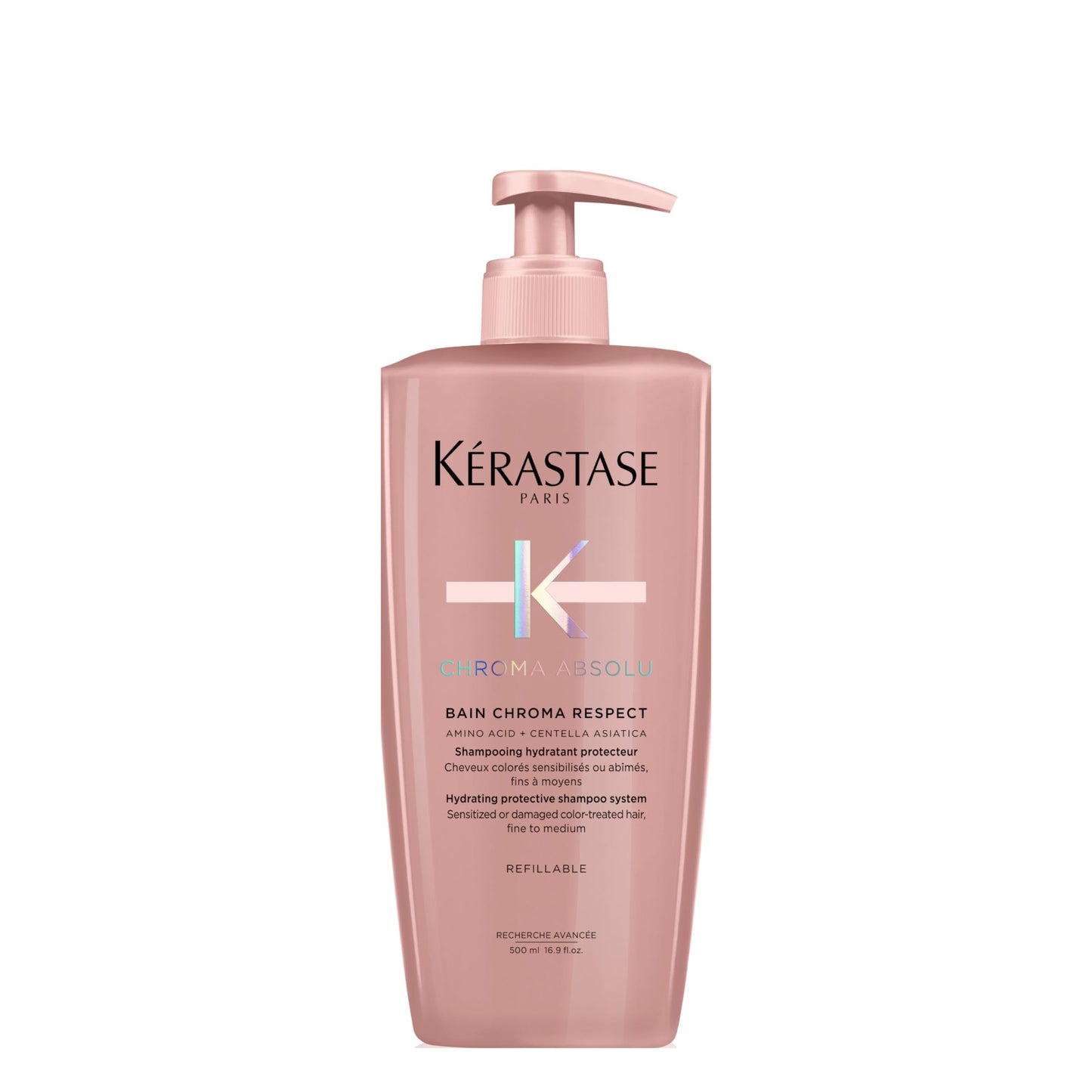 Kerastase Chroma Absolute Chroma Respect Shampoo – Hydration + Color Care for Fine to Medium Hair (16.9 fl oz)